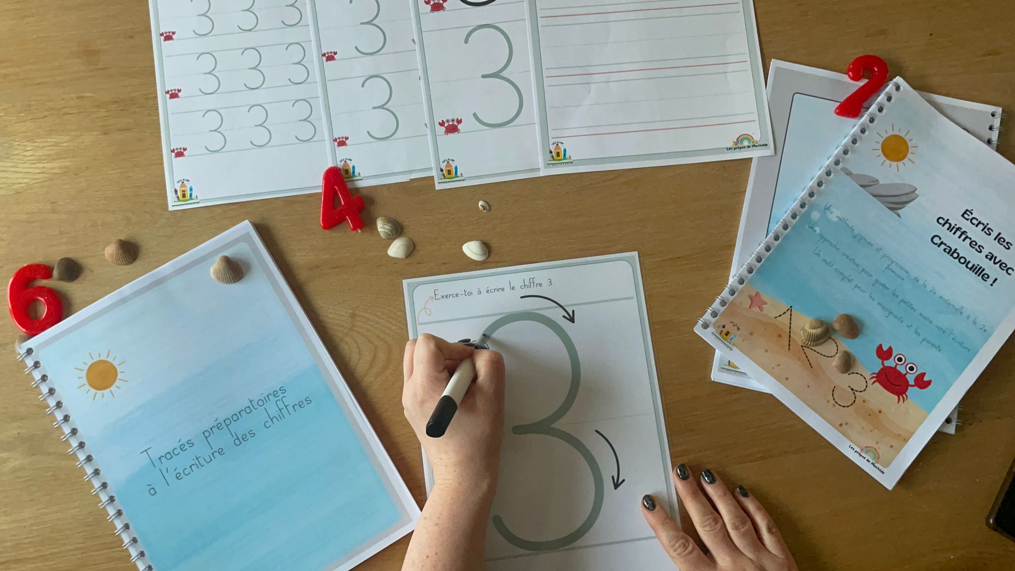 Matériel Neurographie en classe - écriture des chiffres
